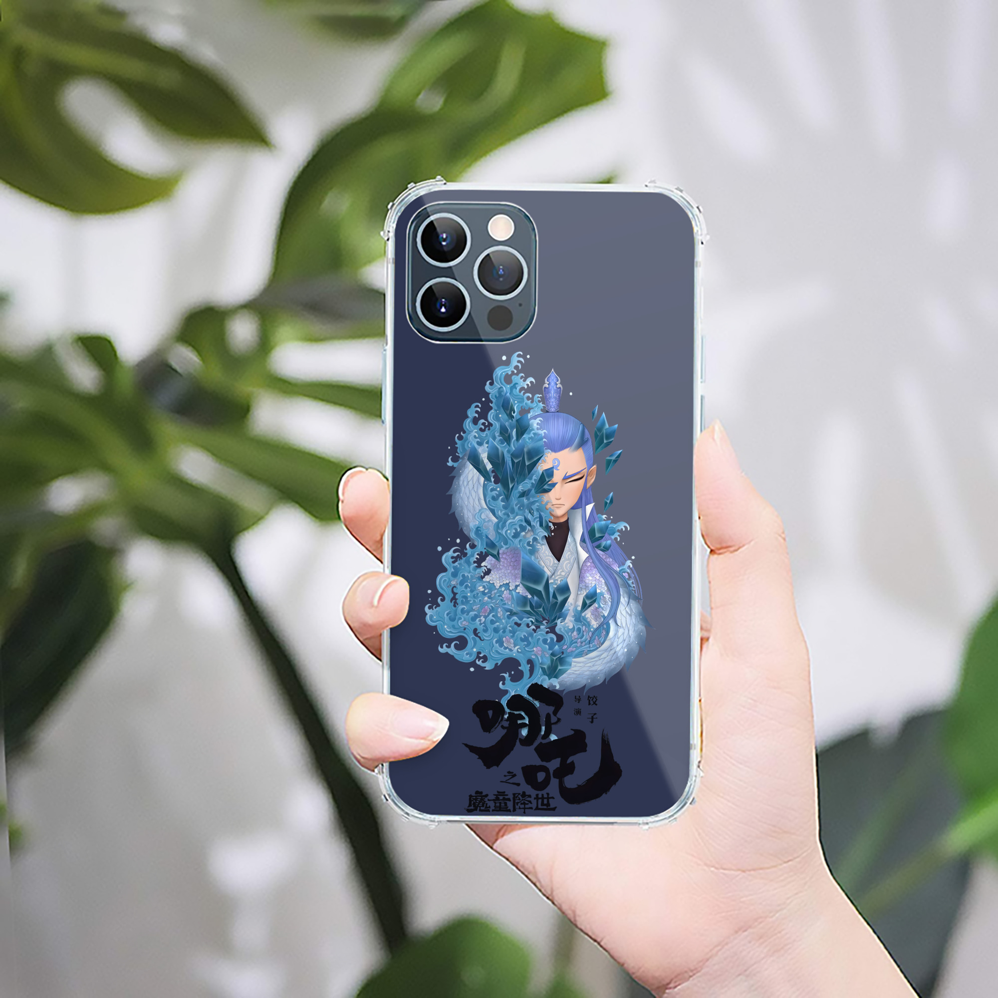 （画像用） Ne Zha 2 ナタ 魔童の大暴れ 【iPhone 12シリーズ対応】透明スマホケース（クリアソフトケース）